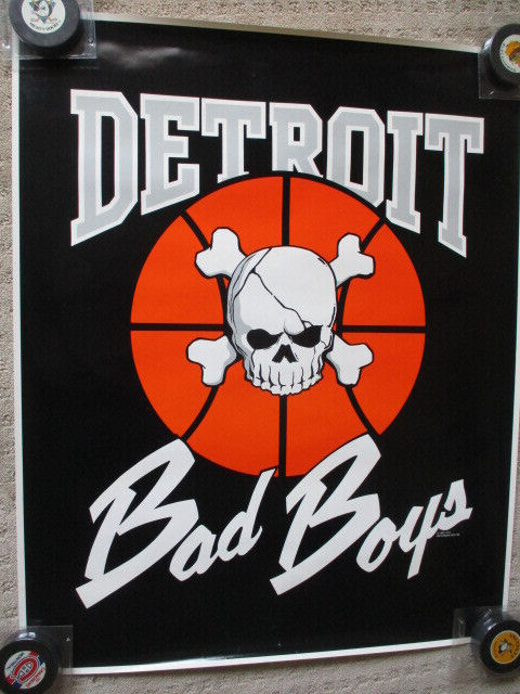 Original 1988 Detroit Pistons BAD BOYS 25x31