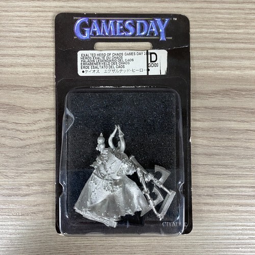 EXALTED HERO OF CHAOS GAMES DAY 2009 LIMITED EDITION WARHAMMER THE OLD WORLD WFB