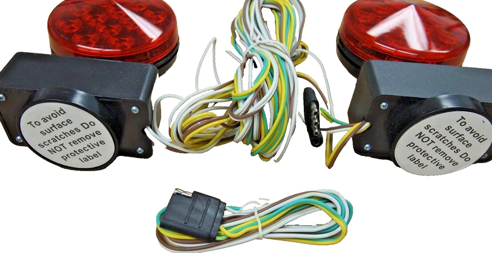 Kit de luces LED magnéticas para remolque de 12V 24 LED PUNTO HTLLM-008 multifunción Foto 2 de 4