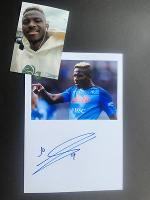 Victor Osimhen SSC Napoli In-Person Signed Photo 20x30 Autograph + Photo