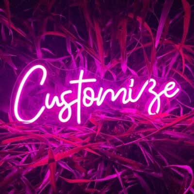 Custom Neon Sign   Design Your LED Wall Light for Wedding, Bar, Salon, Business