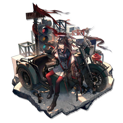 Anime Arknights Zima Arknights  Gaming Mat Desk 47045