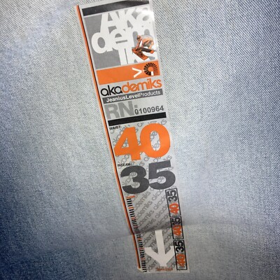 アーティファクト Akademiks jeans Y2K Hip Hop Urban Streetwear Baggie Denim NWT Sz