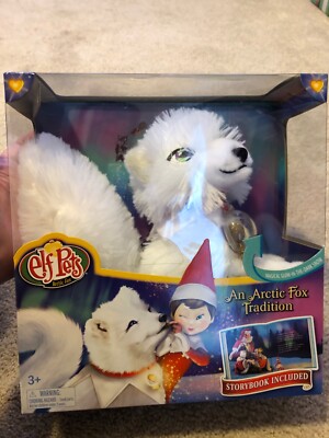 Elf Pets: Arctic Fox Plush with Storybook NEW IN BOX