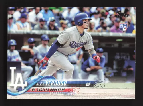 2018 Topps Alex Verdugo RC #281 Los Angeles Dodgers