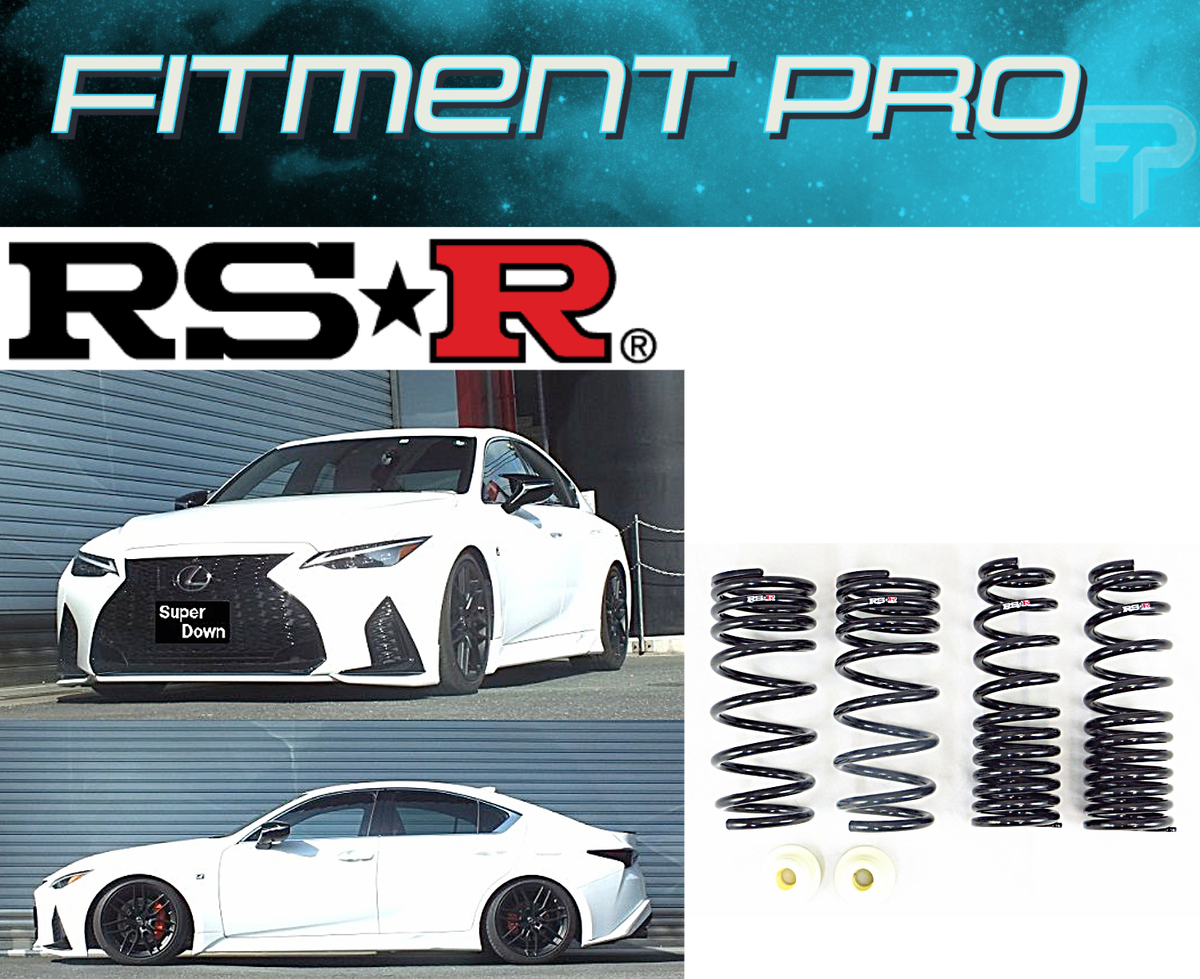 RS-R レクサス IS300 ASE30 DOWN T591THDR RS-R SuperDown SUS Lowering Springs For 2021-2025 Lexus IS300