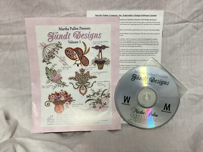 Martha Pullen, Zundt Designs Volume 1 Multi-Format Embroidery Design CD