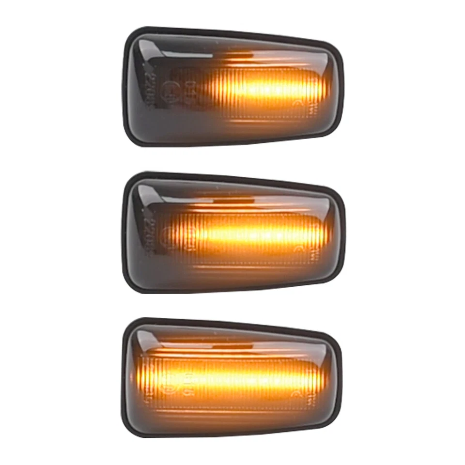Black For Citroen Xantia 1998-2000 2001 2002 2003 LED Dynamic Side Marker Light - Imagen 3 de 4