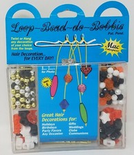 Halloween Beaded Hair Accessory Barrettes Bobbie Pins Kids' Beading Crafts Kit