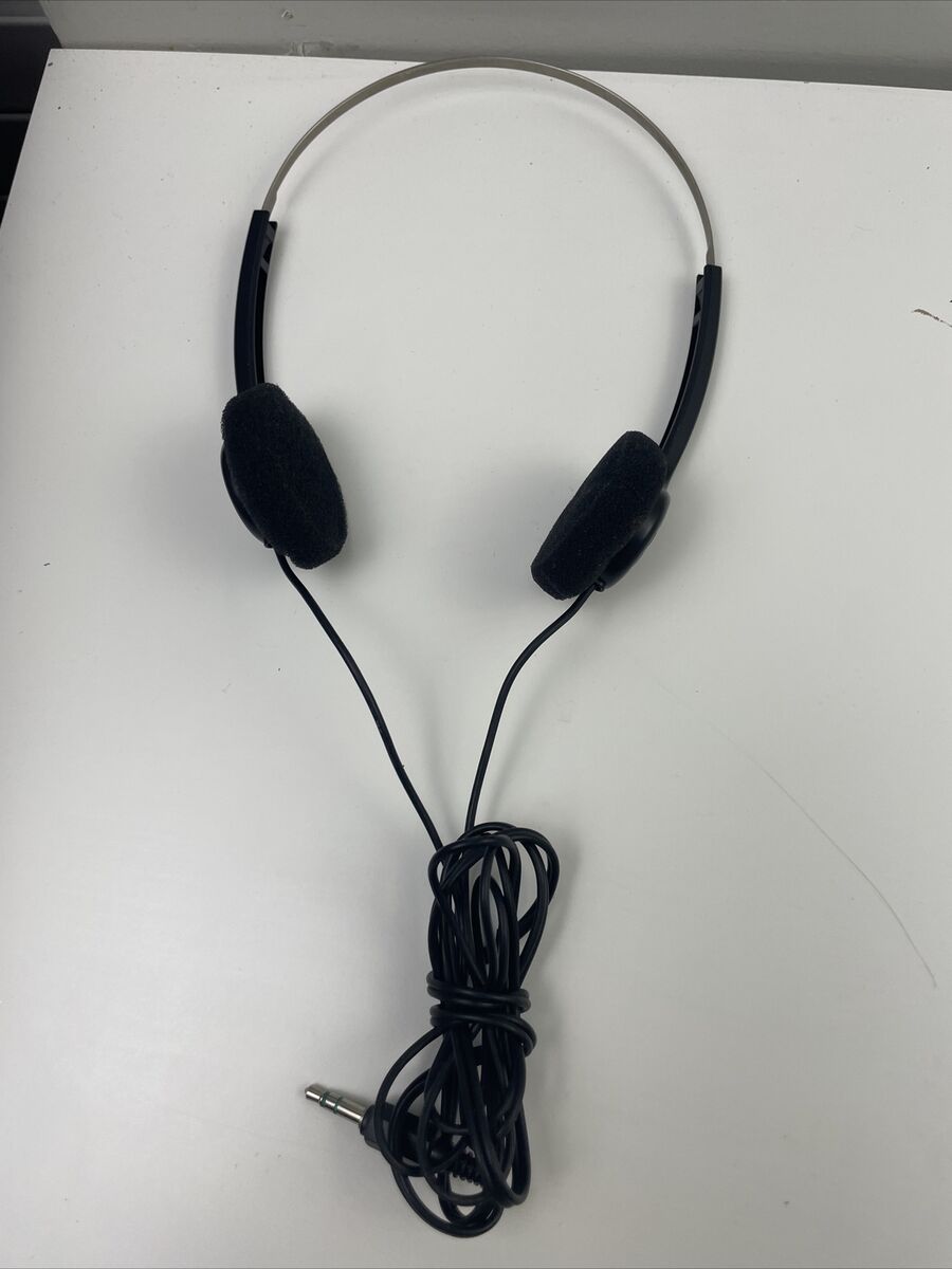Sony Walkman Vintage Headphones Black Foam Adjustable Metal Sony Walkman Vintage Headphones Black Foam Adjustable Metal