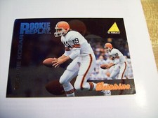 BERNIE KOSAR CLEVELAND BROWNS & MIAMI DOLPHINS #152 1995 PINNACLE ROOKIE REPLAY