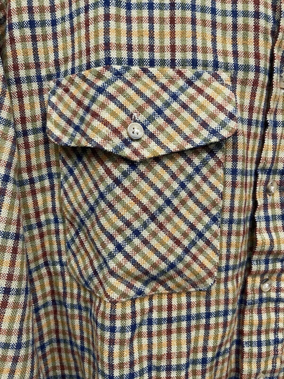 FILA Giacca uomo vintage Savile Row Shacket grande cappotto flanella boscaiolo Adirondack