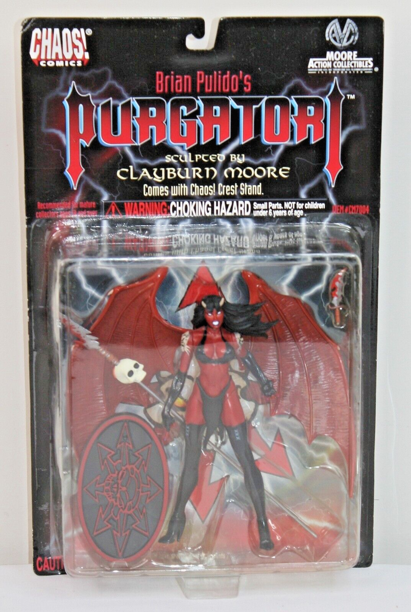 CHAOS! COMICS アクションフィギュア　ノーマルバージョン４種 1997 CHAOS Comics Brian Pulido's Purgatori w/ Crest Stand Action