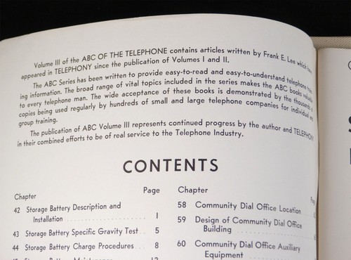 ABC of the Telephone by Frank E. Lee 4 Vols of Telephony Articles 1944-1961 BCPA - Picture 11 of 13