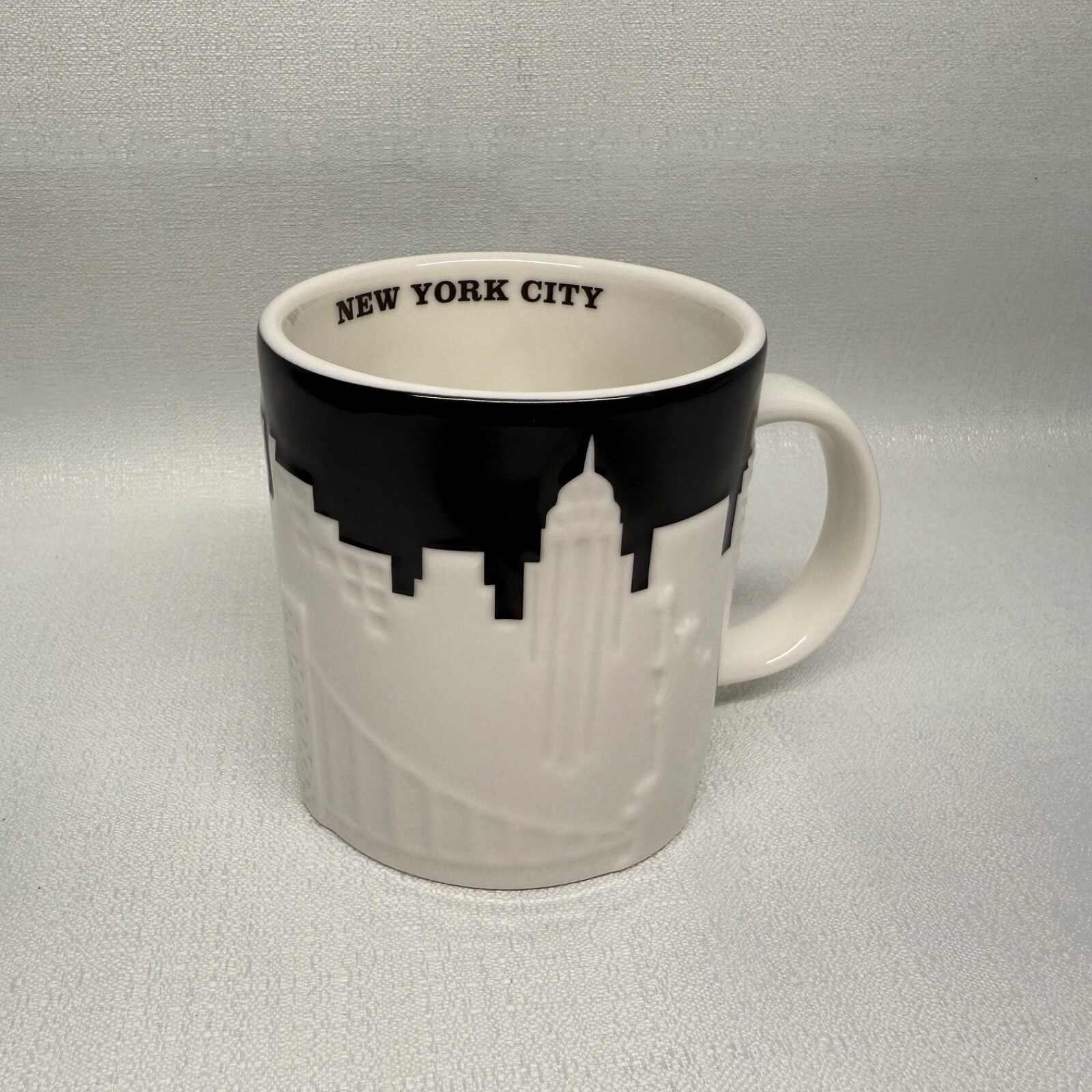 Starbucks Mug - New York City with Yellow Taxi and 3D Skyline Coffee Mug - 2012