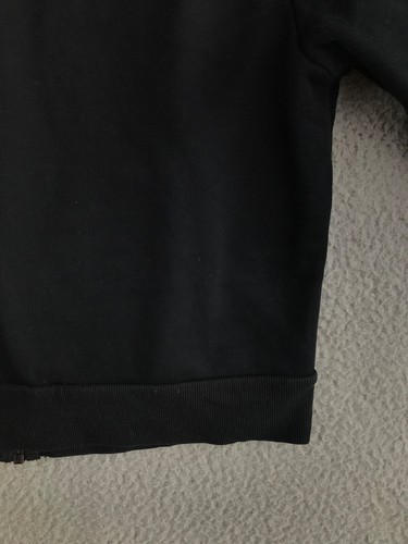 Juicy Couture Jacket Girls Medium Black Long Sleeve Full Zip Hooded Logo Pockets - Picture 17 of 19