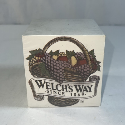 Welch's Way Promo Cube Note Pad Still Sealed