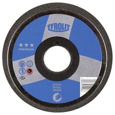 2x Tyrolit Kunstharz Schleiftopf 130/90x55xM14 A36 O4 B84 PREMIUM Stahl