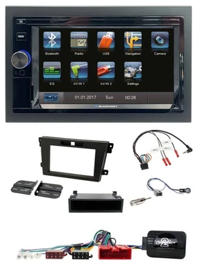 Blaupunkt SD Bluetooth 2DIN MP3 USB Lenkrad Autoradio für Mazda CX-7 2008-2010 - Bild 1 von 4