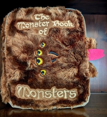 Universal Studios Harry Potter The Monster Book Of Monsters Backpack Plush WWHP