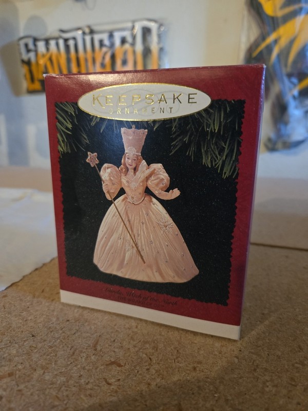 HALLMARK Glinda The Good Witch Wizard Of Oz Christmas Ornament 1995 New In Box