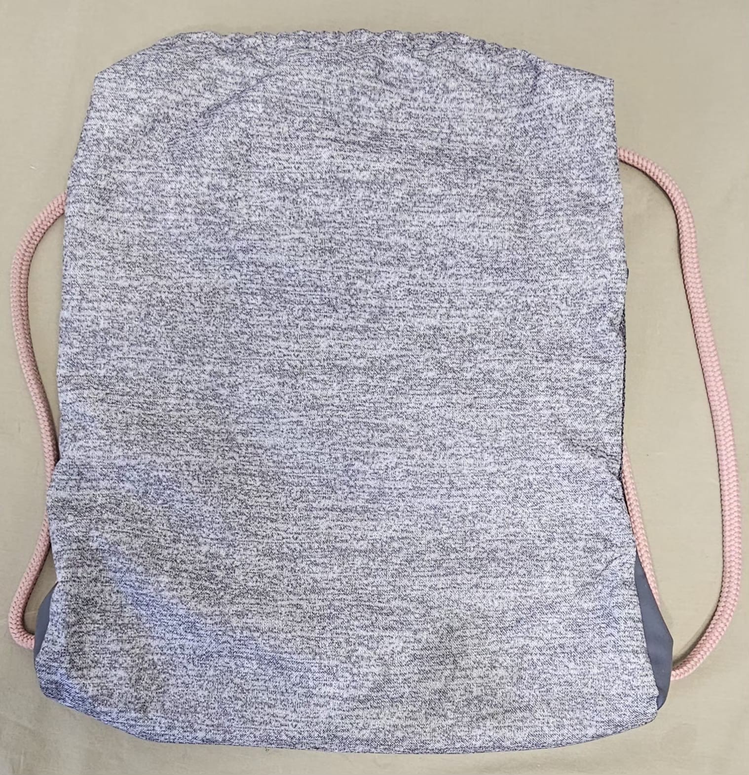 Adidas Drawstring Backpack Pink/Grey Heather - Sp… - image 2