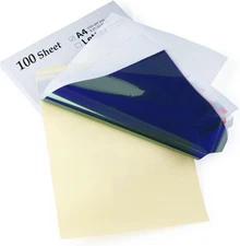 Premium Tattoo Transfer Paper A4 - Clear Thermal Templates 100 Sheets