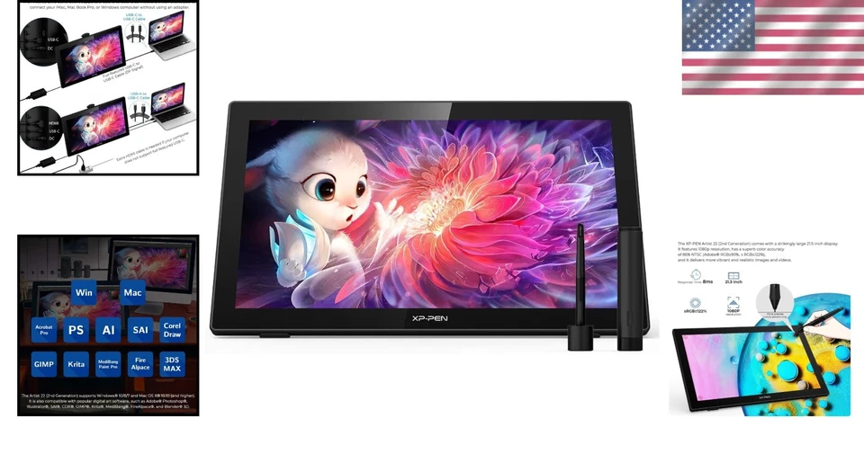 Adjustable Stand Battery-Free Stylus Pen Display - Image 2 of 4