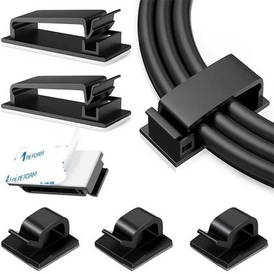 Selbstklebende Kabel Organizer Clips Drahtklemme Halter für Auto GPS Kabel