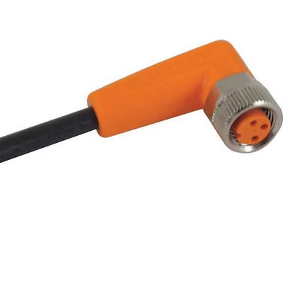 Ifm Evc153 Cordset, 4 Pin, Receptacle, Female