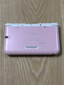 Very Good Nintendo 3DS LL Pink White Console Japanese Tested Working Japan
