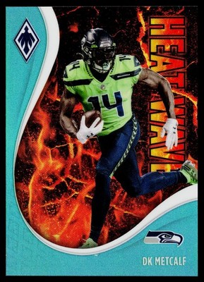 2021 Panini Phoenix #10 DK Metcalf Heat Wave Teal #/149