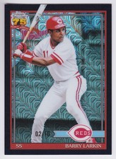 2026 Topps Barry Larkin 1991 Chrome Silver Pack Black Refractor /10 #91C-37 Reds