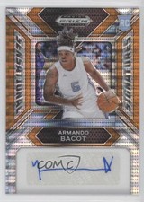 2024 Panini Prizm Draft Picks Orange Pulsar 9/49 Armando Bacot #SS-ABC Auto 19fe