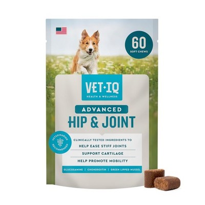 Advanced Hip & Joint Chews For Dogs 60 Count Chicken Flavored Supplements Made