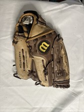 Wilson A440 Fast Pitchv Glove Mitt Softball 11.5 Leather Light Brown RHT