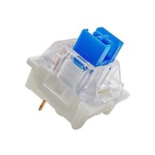 Switches 32 Pack, 3-Pin Clicky Tactile 50gf Dustproof Key Switches 32 pcs Blue