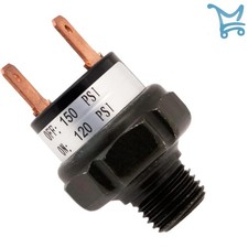 Air Pressure Switch Tank Mount 120-150 PSI 1/4 NPT 12V/24V for Horns/Compressors