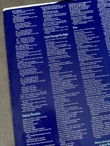 Stevie Wonder Characters Vinyl LP Motown (6248ML) Embossed Gatefold, Record EX - Picture 12 of 18