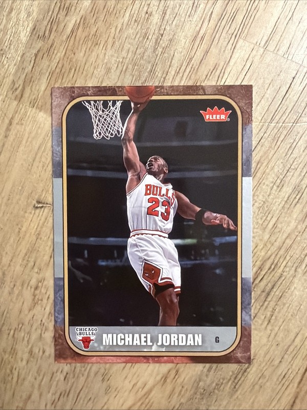 Michael Jordan 2007-08 Fleer #68 Chicago Bulls