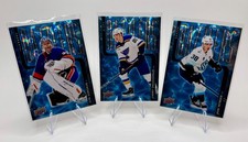 2025-26 Upper Deck Series 2 Hockey DAZZLERS BLUE Lot of 3 Cards / SET BUILDER