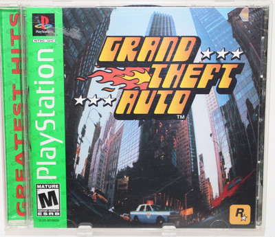 Grand Theft Auto - Sony PlayStation 1 PS1 Complete w/ Manual & Map   