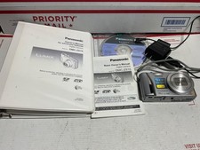 Panasonic LUMIX DMC-ZS15 12MP 16x Zoom Digital Camera Silver with Charger