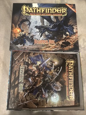 Pathfinder Roleplaying Game Beginner Box Unpunched Paizo Complete