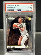 2024 PANINI PRIZM WNBA #10 ANGEL REESE ROOKIE RC PSA 8
