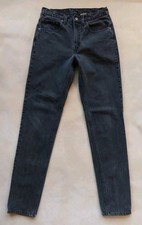 Vintage 1990s Black Levis 512 Mens 30 33 Slim Fit Tapered Leg All Cotton Red Tab