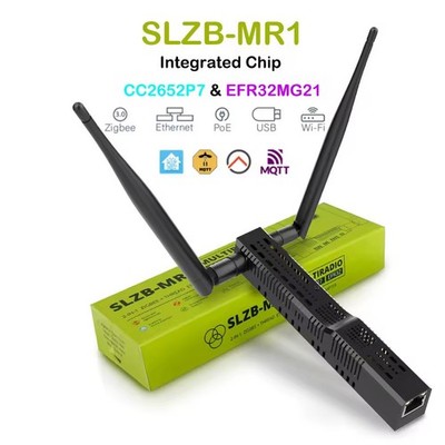 SMLIGHT SLZB-MR1 Zigbee Thread Multiradio CC2652P7 EFR32MG21 LAN PoE