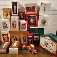 Vintage Hallmark Keepsake Lot Of 20 Assorted Christmas Ornaments 1990s-2000s