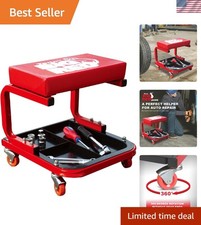 Comfort Style Torin Tr6300 Red Rolling Creeper Seat With Integrated Tool Tray Comfort Style Torin Tr6300 Red Rolling Creeper Seat With Integrated Tool Tray