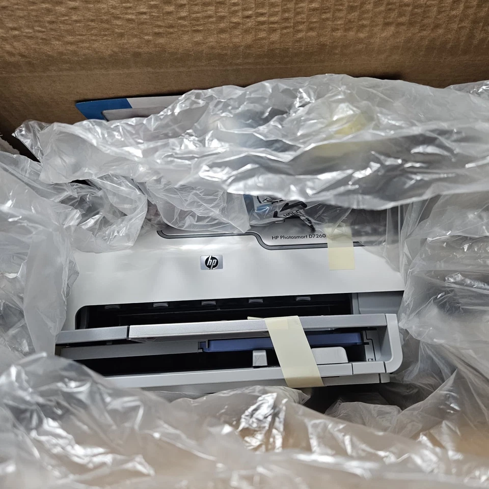 HP Photosmart D7260 Printer Inkjet Digital Photo Touchscreen New Open Box - Image 2 of 4